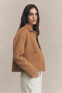 Tasmin Wool Jacket-Camel