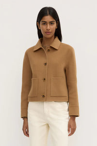 Tasmin Wool Jacket-Camel