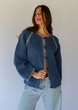 Load image into Gallery viewer, Heidelburg Cardigan-Pacific Blue