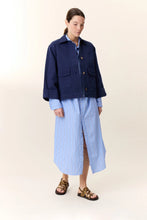 Load image into Gallery viewer, Vincy Plain Jacket-Blue