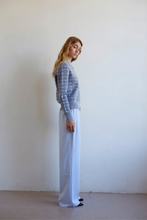 Load image into Gallery viewer, CPD Monogram Cardigan-Sky/Navy