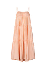 Load image into Gallery viewer, Kadie Cotton String Dress-Tangerine