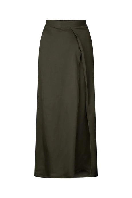 Bjarka Acetate Skirt-Tarmac