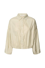 Load image into Gallery viewer, Veda-Poplin Shirt Box Pleat-Pelican Grey