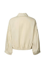 Load image into Gallery viewer, Veda-Poplin Shirt Box Pleat-Pelican Grey