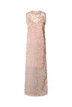 Load image into Gallery viewer, Vita Scribble Long Dress-Blush