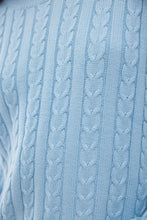 Load image into Gallery viewer, Willa Cable Knit-Sky