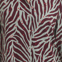 Load image into Gallery viewer, Basic Shirt-Zebra Print