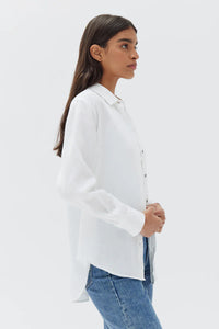 Xander Long Sleeve Shirt-White