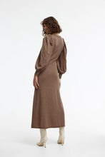 Load image into Gallery viewer, Zoe Knit Dress-Chocolate