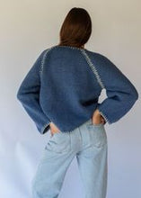 Load image into Gallery viewer, Heidelburg Cardigan-Pacific Blue