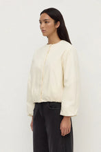 Load image into Gallery viewer, Zoie Padded Bomber-Antique White