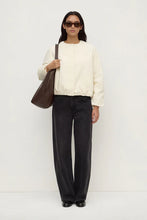 Load image into Gallery viewer, Zoie Padded Bomber-Antique White