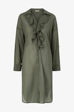 Load image into Gallery viewer, Jelena Voile Dress-Dusty Olive