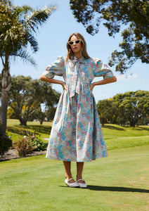 Nightfall Dress-Floral Frenzy
