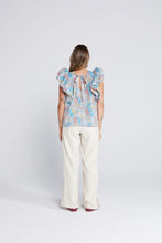 Load image into Gallery viewer, Sashay Top-Floral Frenzy