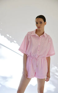 Lucia Playsuit-Candy Stripe