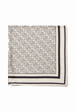 Load image into Gallery viewer, Monogram Scarf-Whitecap Gray