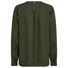 Load image into Gallery viewer, Danna Linen Blouse-Dusty Olive