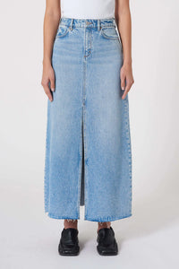 Darcy Maxi Skirt Jemima-LIght Vintage Indigo