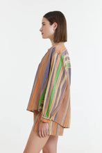 Load image into Gallery viewer, Myrto Blouse -Green/Orange