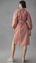 Load image into Gallery viewer, Dripe Dress-Tropical Peach/Lilac Stripe