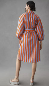 Dripe Dress-Tropical Peach/Lilac Stripe