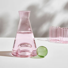 Load image into Gallery viewer, Vice Versa Carafe-Pink+Green