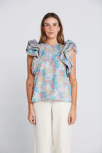 Load image into Gallery viewer, Sashay Top-Floral Frenzy
