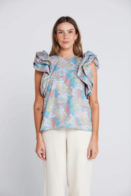 Sashay Top-Floral Frenzy
