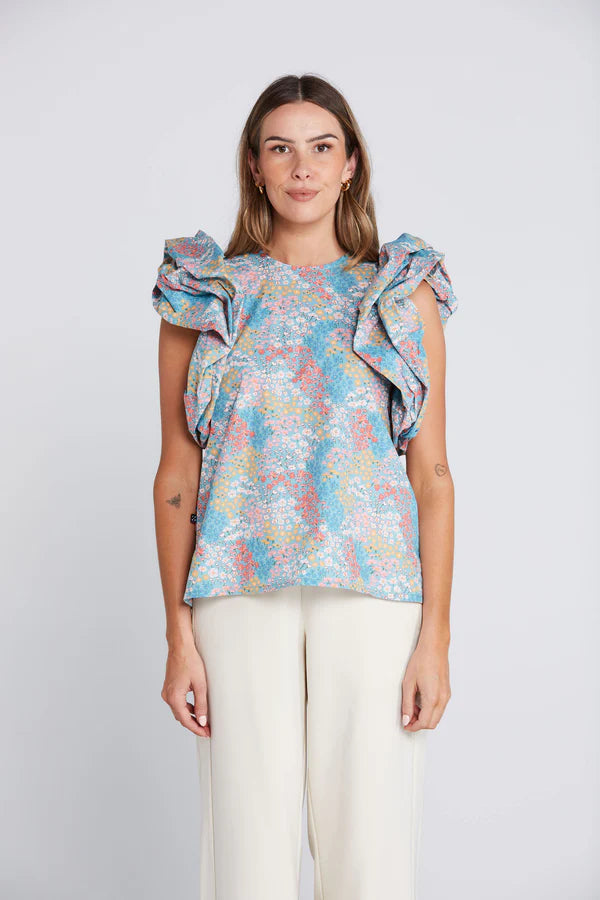 Sashay Top-Floral Frenzy
