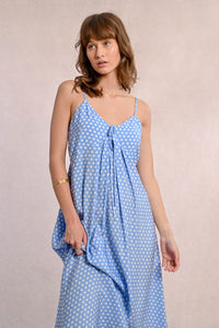 Dress Polka Dot-Light Blue