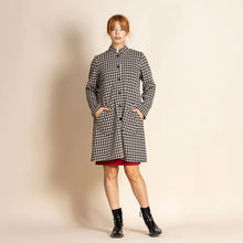 Load image into Gallery viewer, Houndstooth Merchant Coat