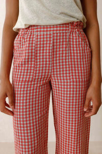 Dany Pant-Red Check