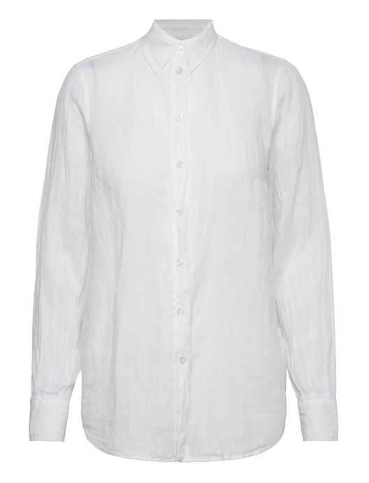 Karli Linen Shirt-White