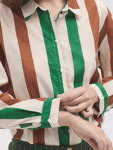Load image into Gallery viewer, Multi-stripe Shirt-Ecru