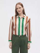 Load image into Gallery viewer, Multi-stripe Shirt-Ecru