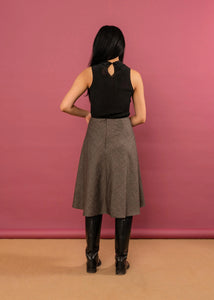 Rohmer Skirt-100% Puppytooth Wool