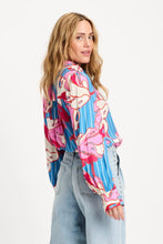 Load image into Gallery viewer, Blouse-Urban Flora Stripe