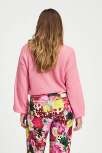 Cardigan-Raspberry