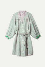 Load image into Gallery viewer, Dress-Seersucker Green Pink