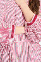 Load image into Gallery viewer, Dress-Seersucker Red White