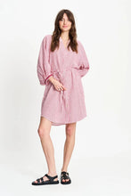 Load image into Gallery viewer, Dress-Seersucker Red White