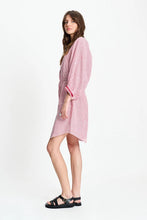 Load image into Gallery viewer, Dress-Seersucker Red White