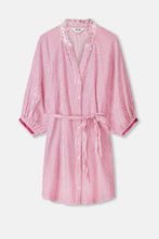 Load image into Gallery viewer, Dress-Seersucker Red White