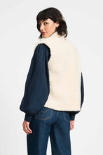 Load image into Gallery viewer, Gilet-Teddy Love Ecru