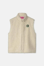 Load image into Gallery viewer, Gilet-Teddy Love Ecru