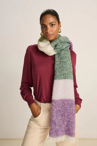 Shawl-Stripes French Violet