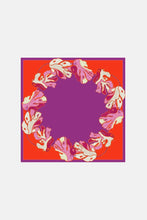 Load image into Gallery viewer, Shawl-Urban Flora Purple Petite