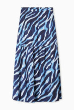 Load image into Gallery viewer, Skirt-Animal Blue